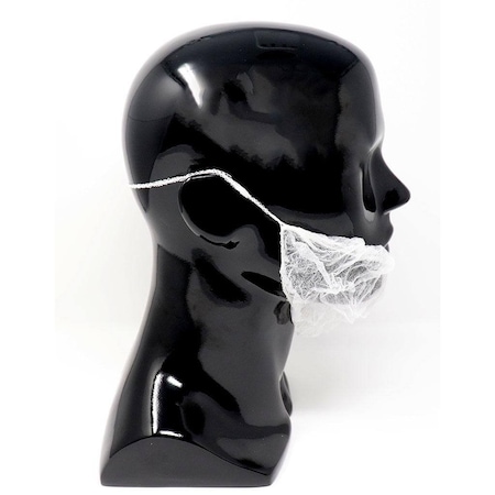 Umbo Beard Covers Polypropylene - White, 1000/CS, 1000PK H212-W